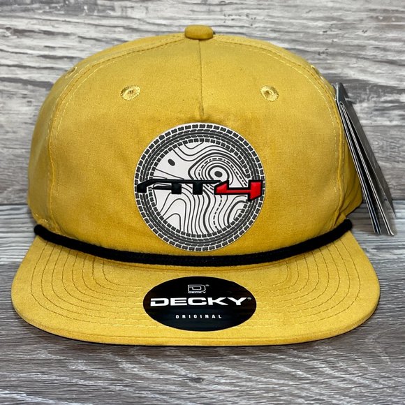 GMC AT4 Topo 3D Classic Rope Hat- Biscuit/ Black - Picture 1 of 4